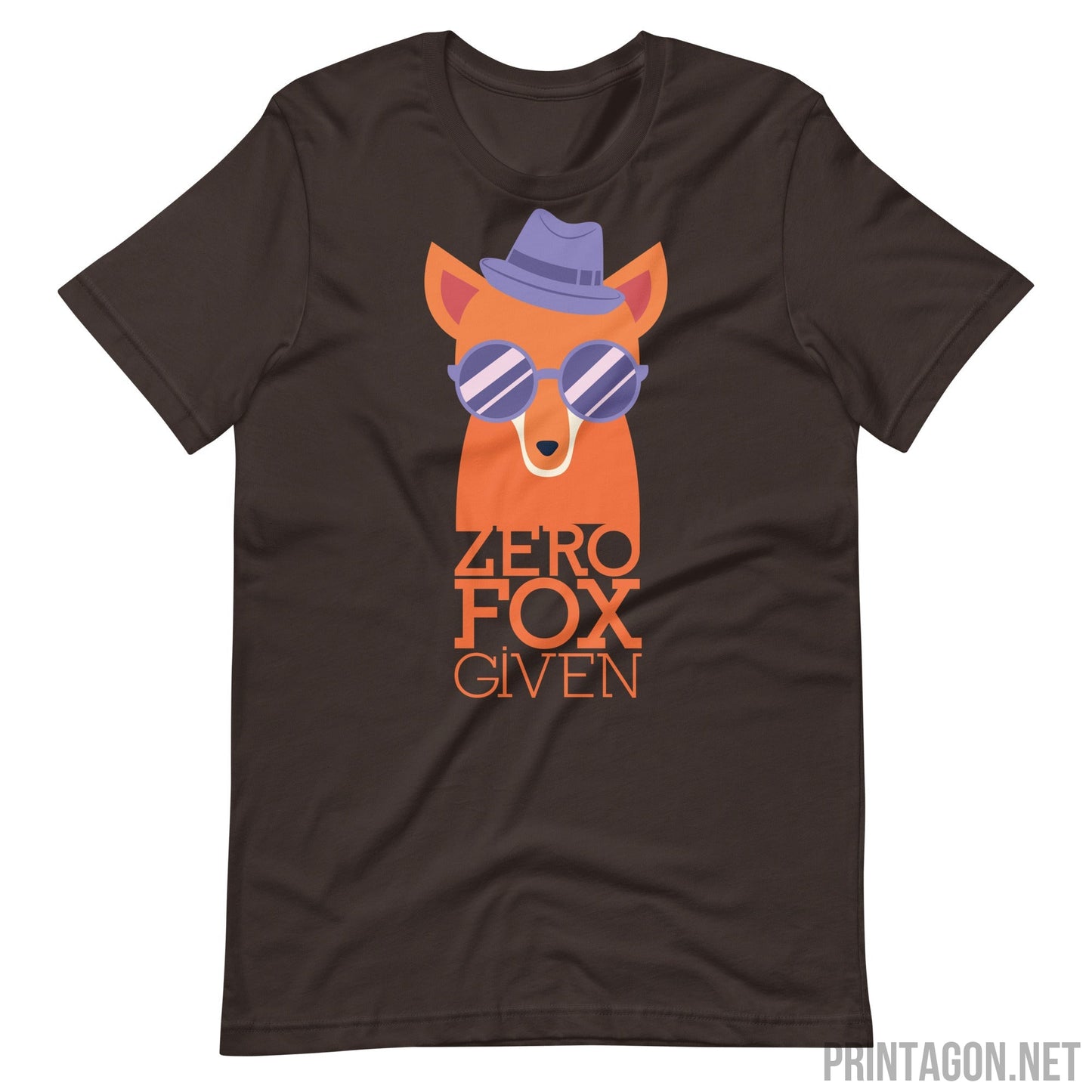 Zero Fox Given - Unisex T-shirt - Brown / S Printagon