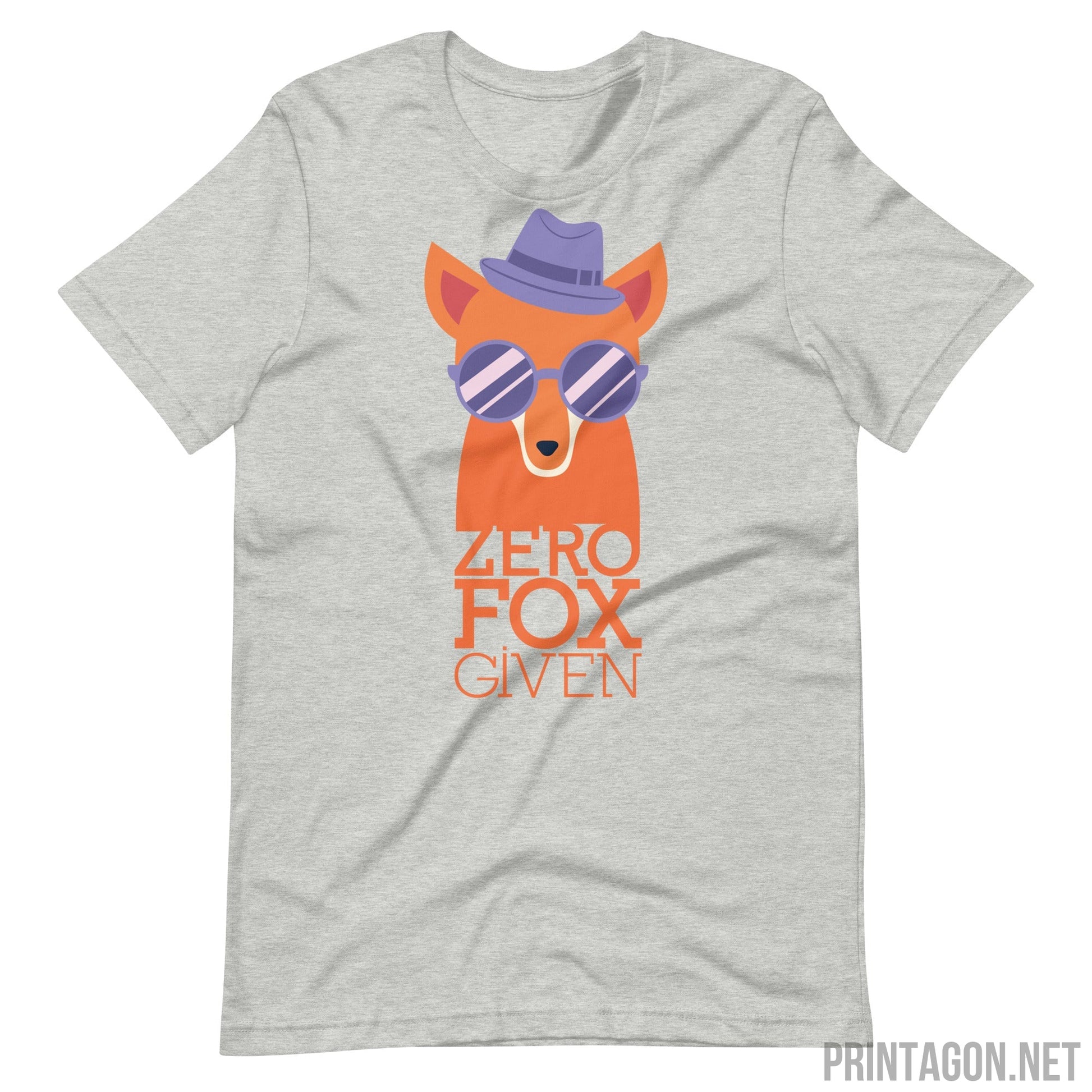 Zero Fox Given - Unisex T-shirt - Athletic Heather / XS Printagon