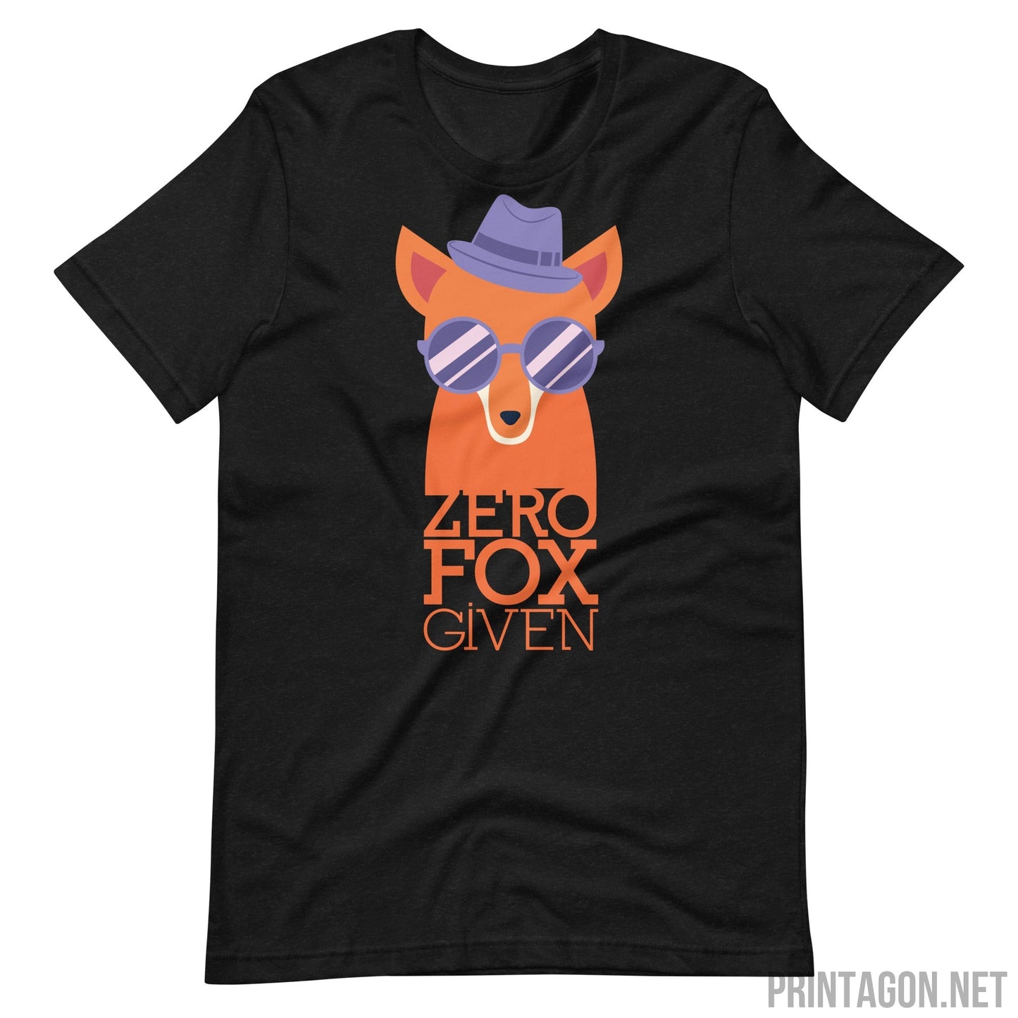 Zero Fox Given - Unisex T-shirt - Black Heather / XS Printagon