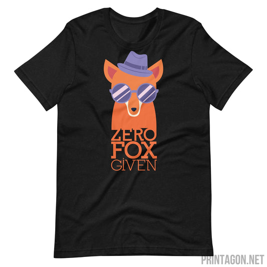 Zero Fox Given - Unisex T-shirt - Black Heather / XS Printagon