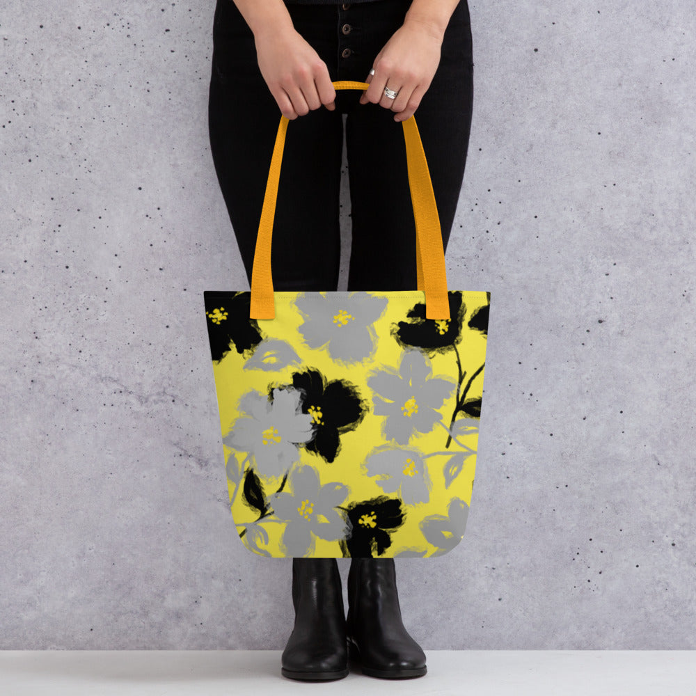 Printagon - Yellowish Breeze - All Over Print Tote Bag - Yellow