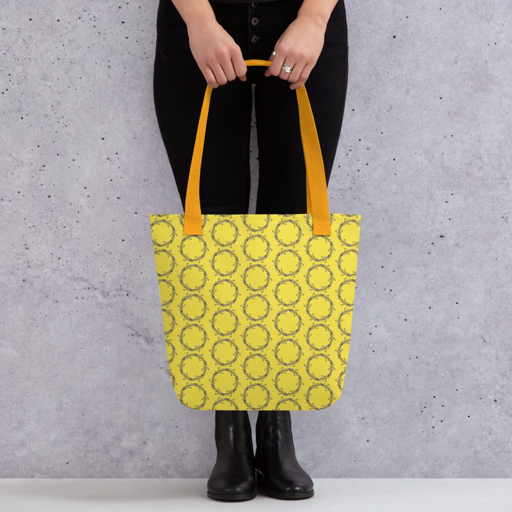 Printagon - Blooming Yellow - All Over Print - Tote bag - Yellow