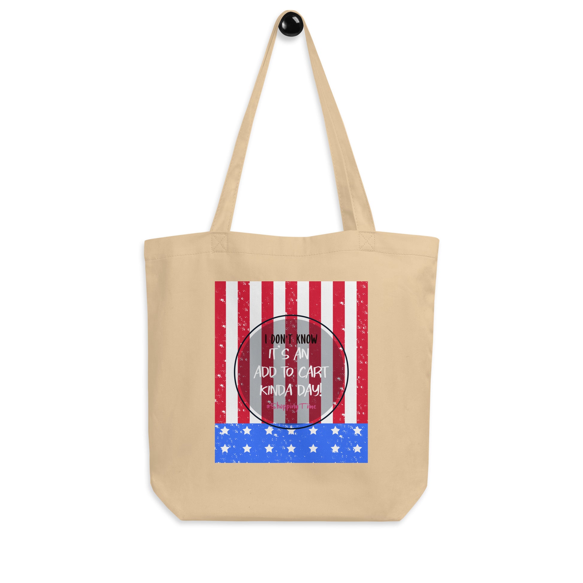 Printagon - Shopping Time - Eco Tote Bag - Oyster