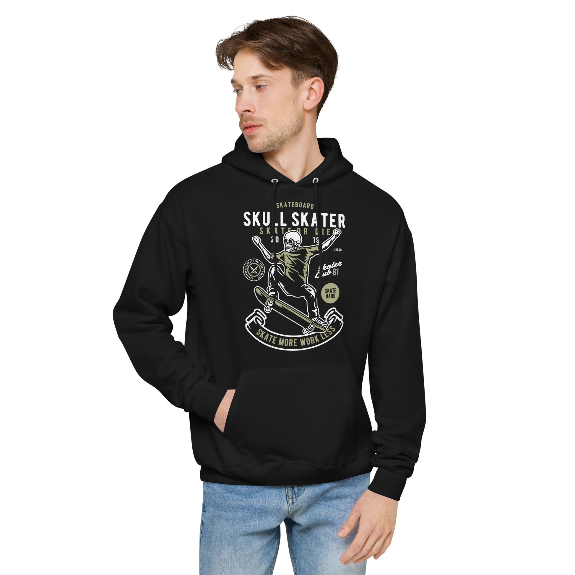 Printagon - Skull Skater 002 - Unisex hoodie -