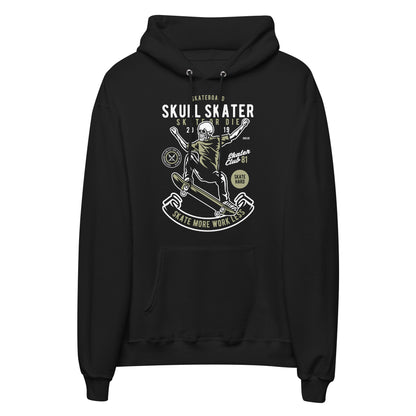 Printagon - Skull Skater 002 - Unisex hoodie - Black / S