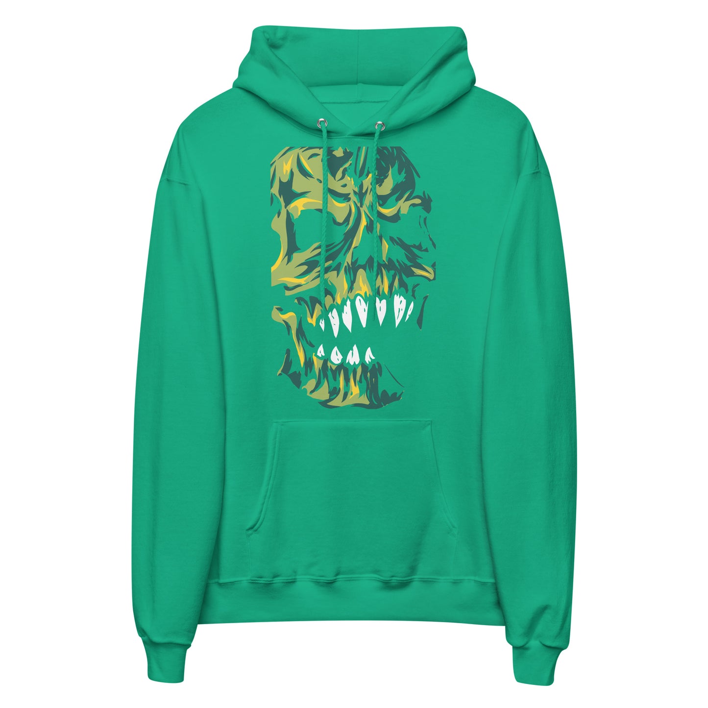 Printagon - Zombie Skull 002 - Unisex hoodie - Kelly Green / S