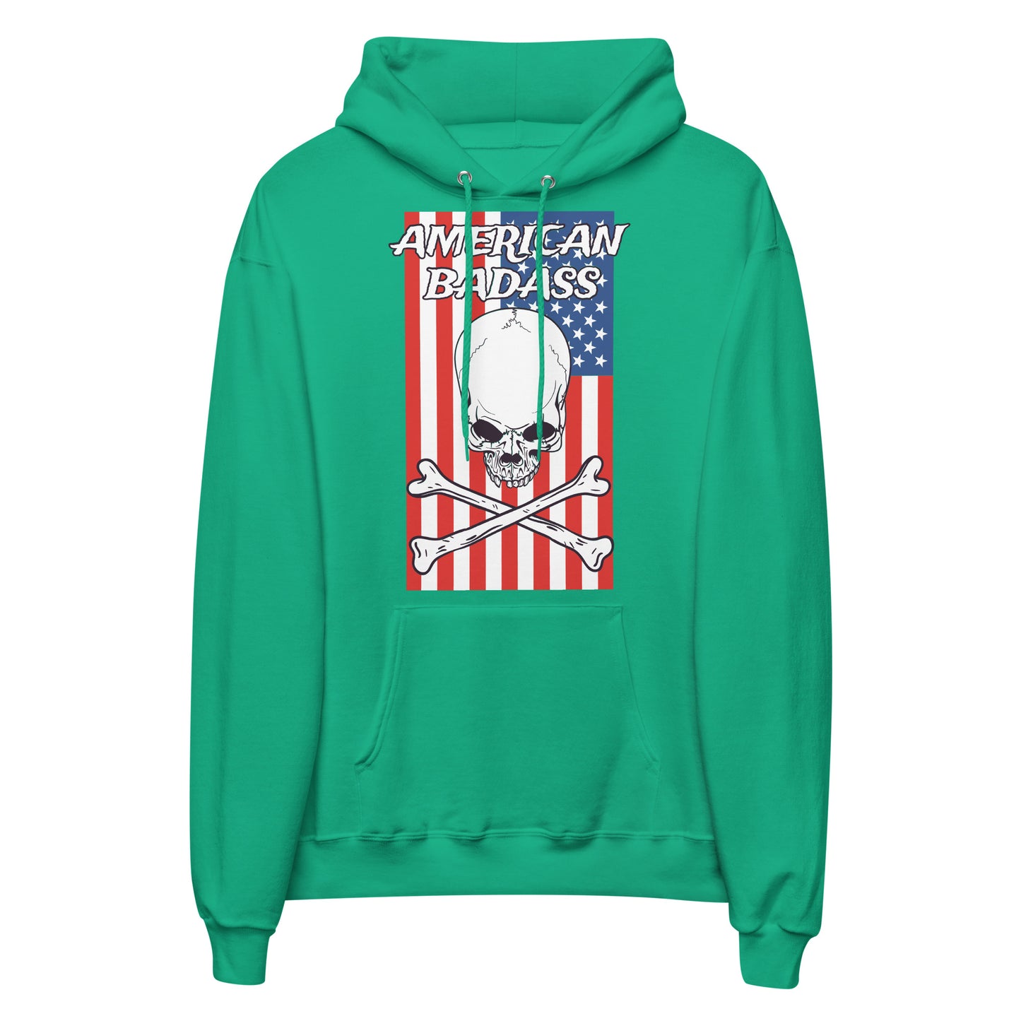 Printagon - American Badass 002 - Unisex hoodie - Kelly Green / S