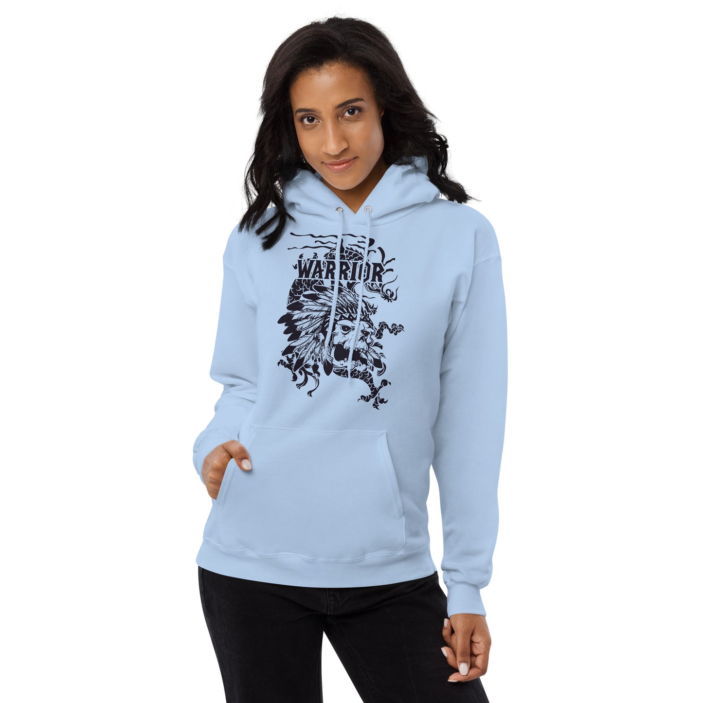 Printagon - Warrior Dragon Skull - Unisex hoodie -