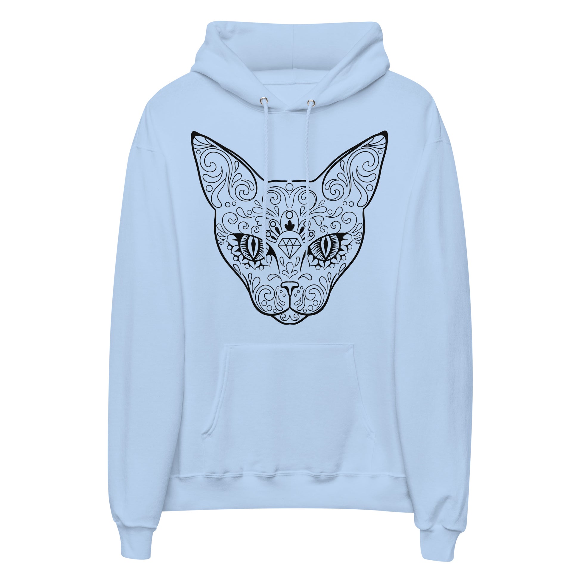 Printagon - Unisex fleece hoodie - Light Blue / S