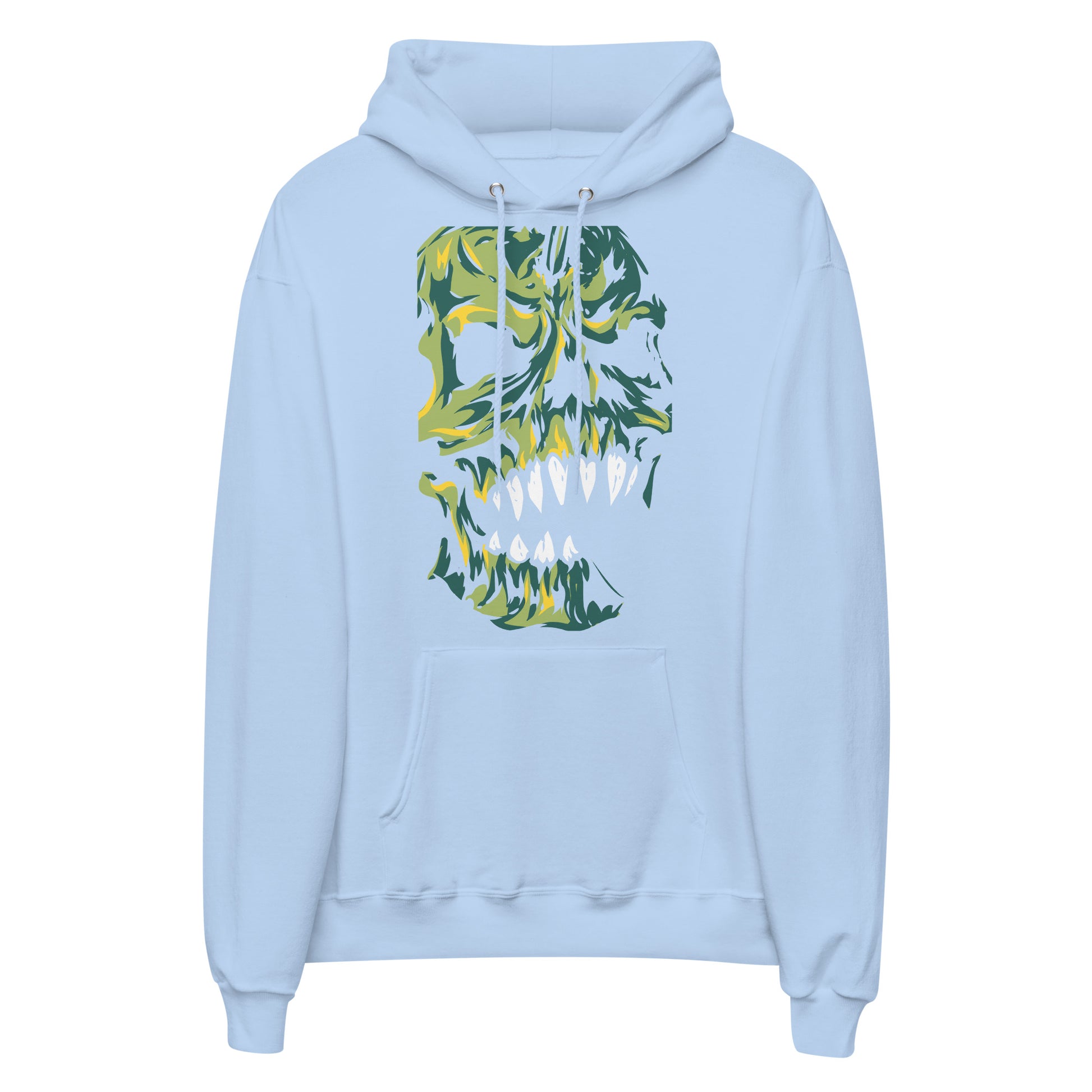 Printagon - Zombie Skull 002 - Unisex hoodie - Light Blue / S