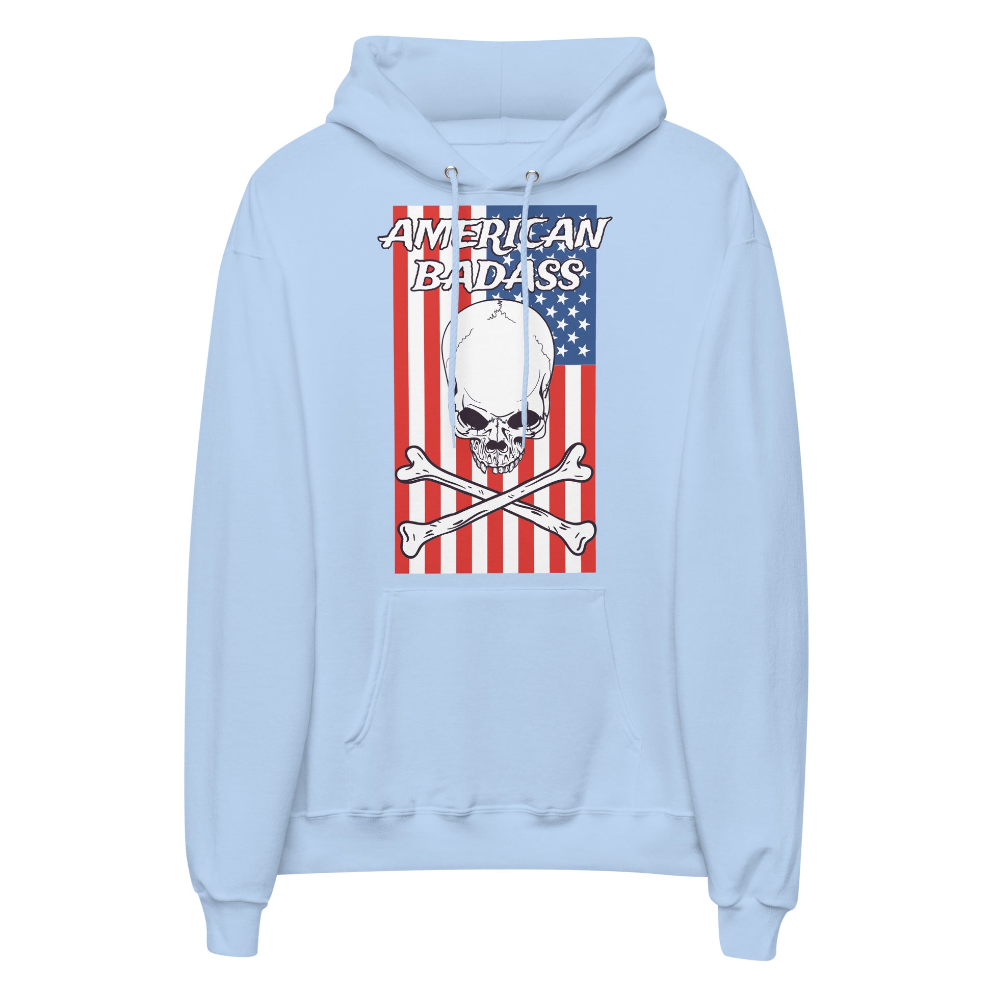 Printagon - American Badass 002 - Unisex hoodie - Light Blue / S