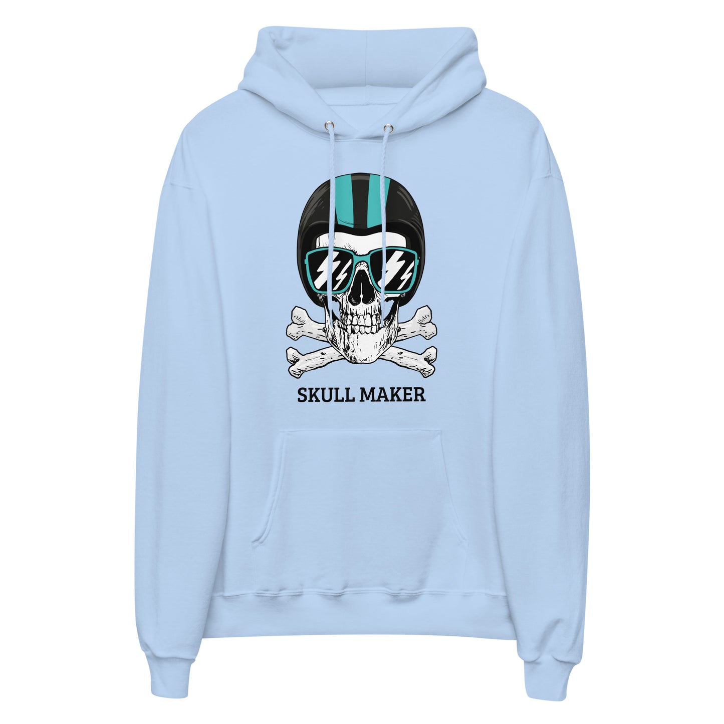 Printagon - Skull Maker 003 - Unisex hoodie - Light Blue / S