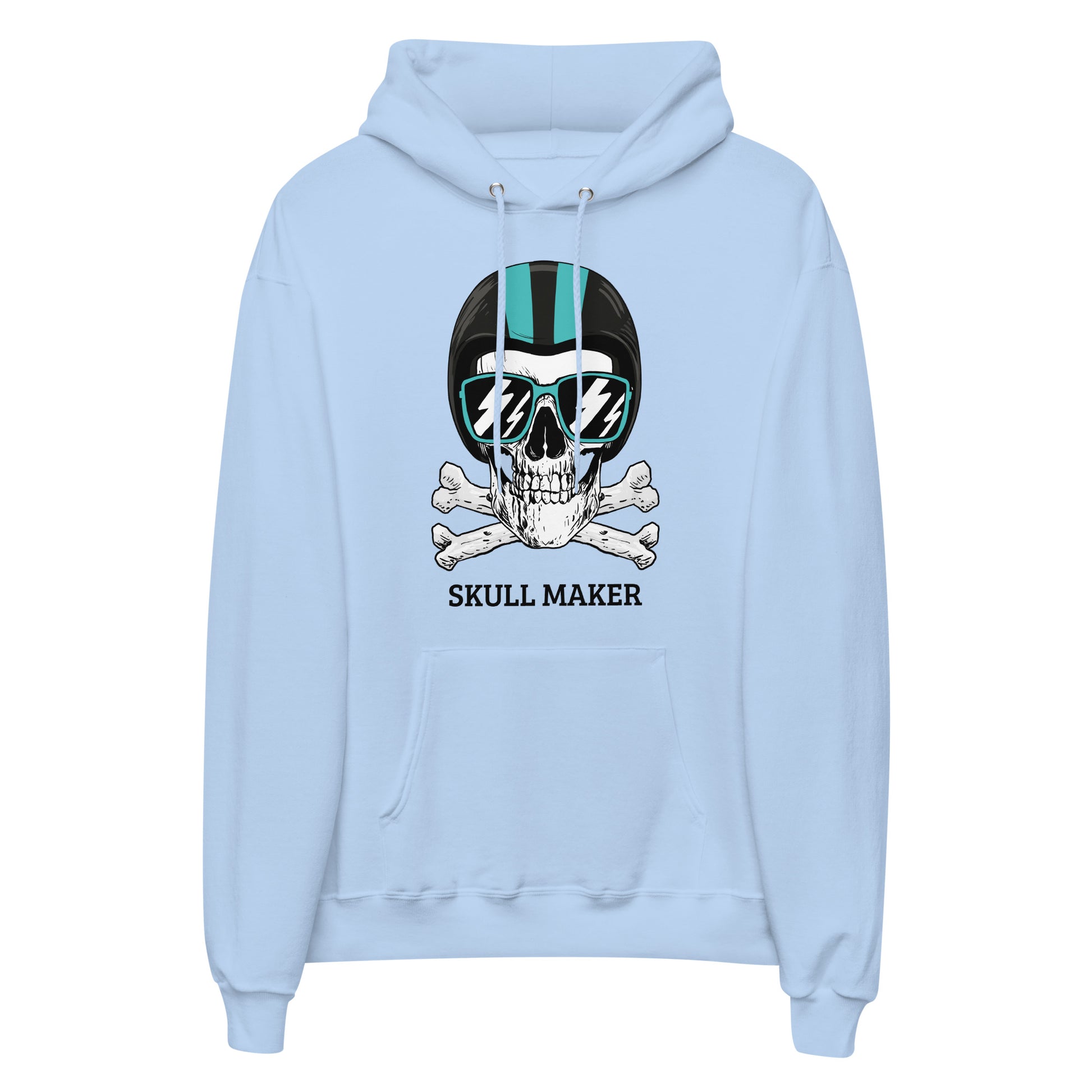 Printagon - Skull Maker 003 - Unisex hoodie - Light Blue / S