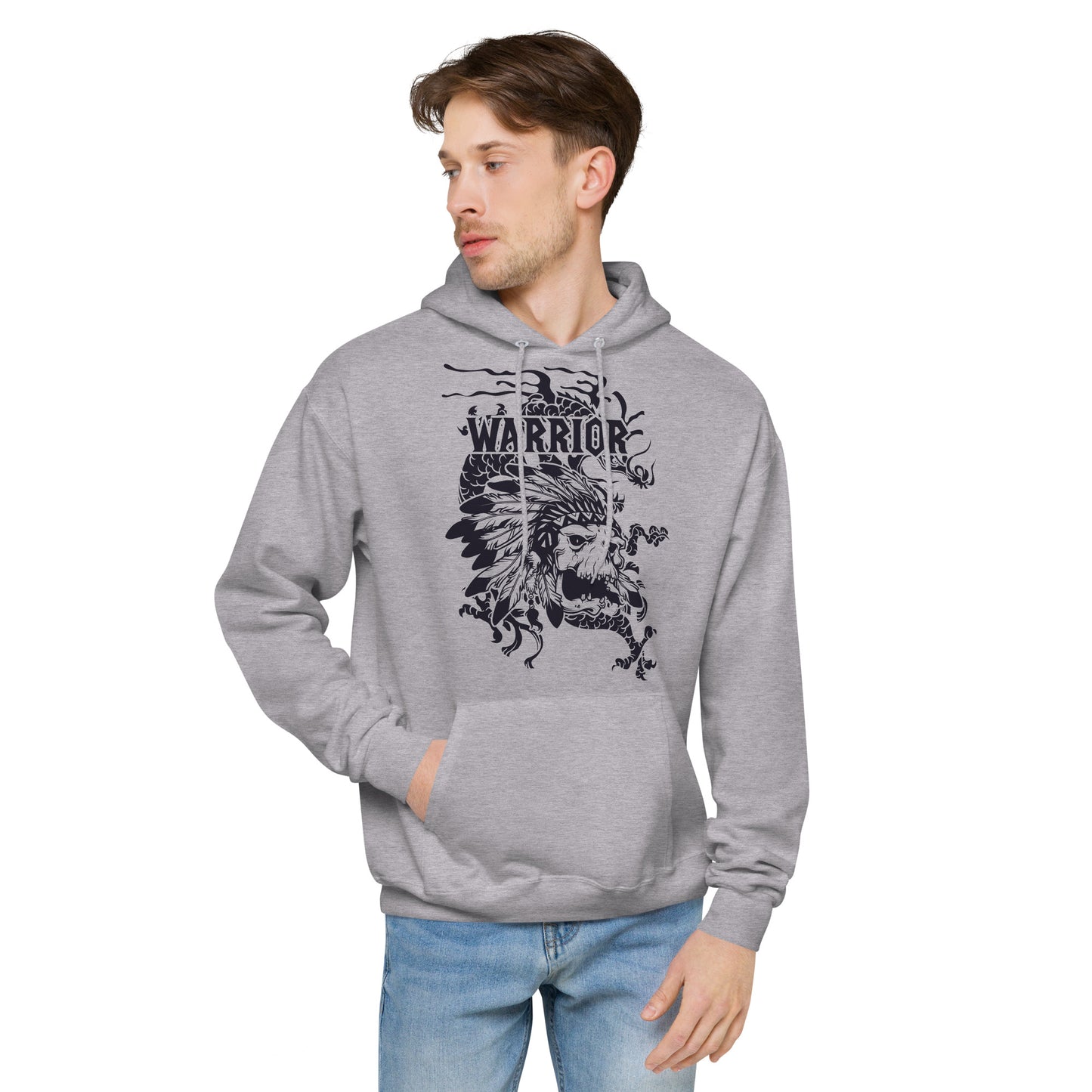 Printagon - Warrior Dragon Skull - Unisex hoodie -