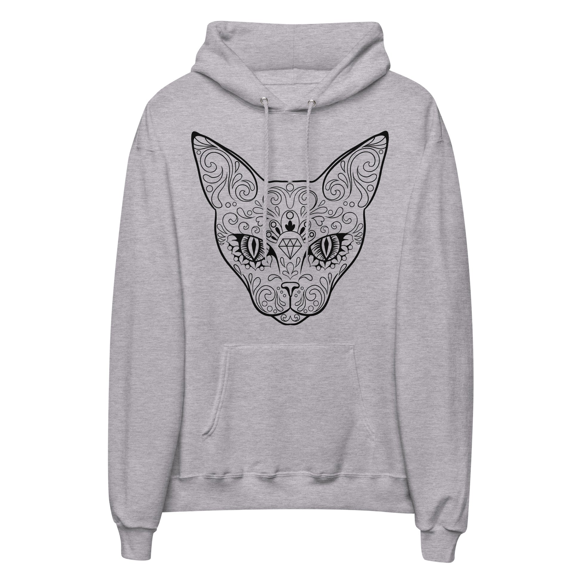 Printagon - Unisex fleece hoodie - Light Steel / S