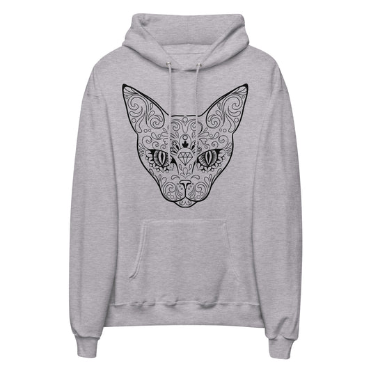 Printagon - Unisex fleece hoodie - Light Steel / S