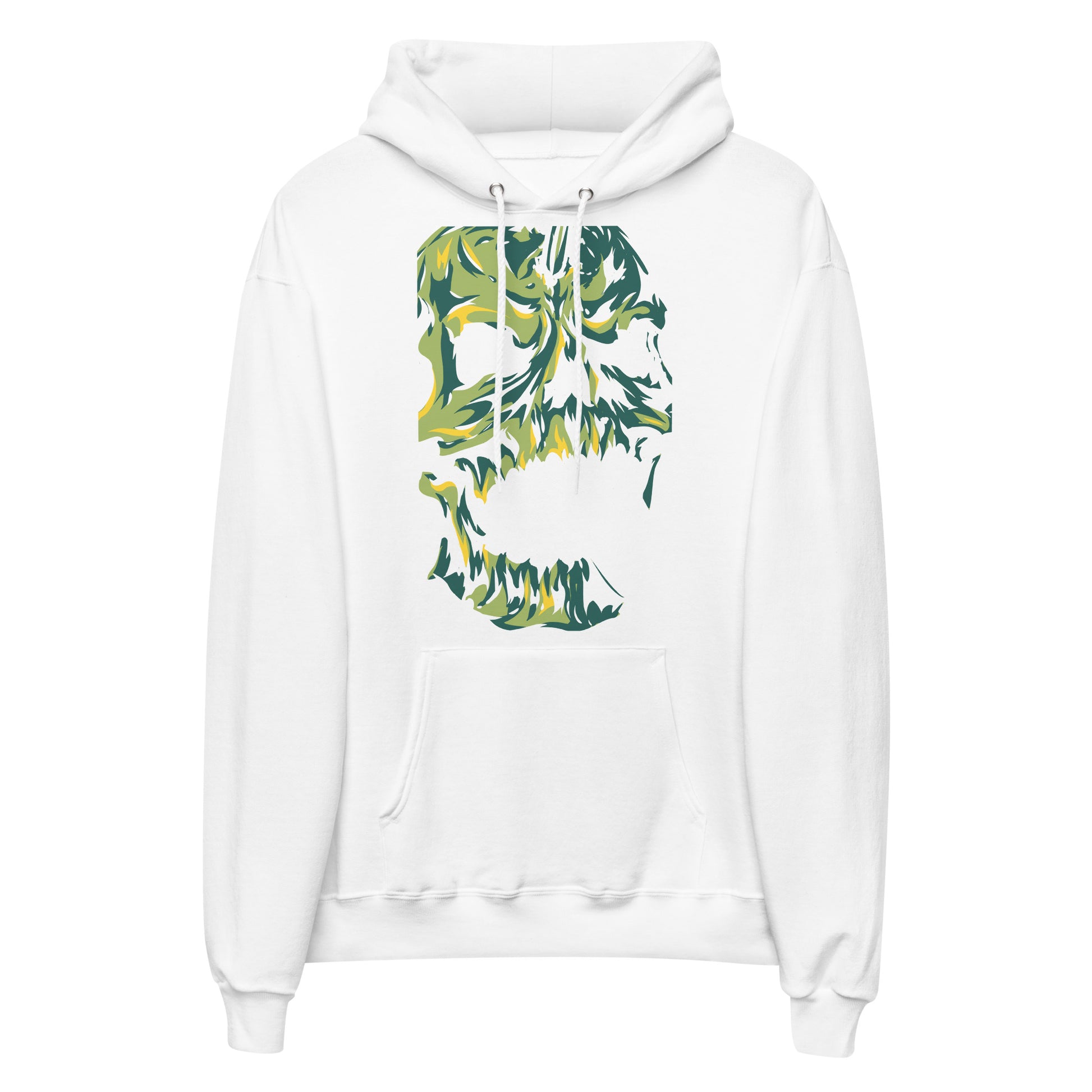 Printagon - Zombie Skull 002 - Unisex hoodie - White / S