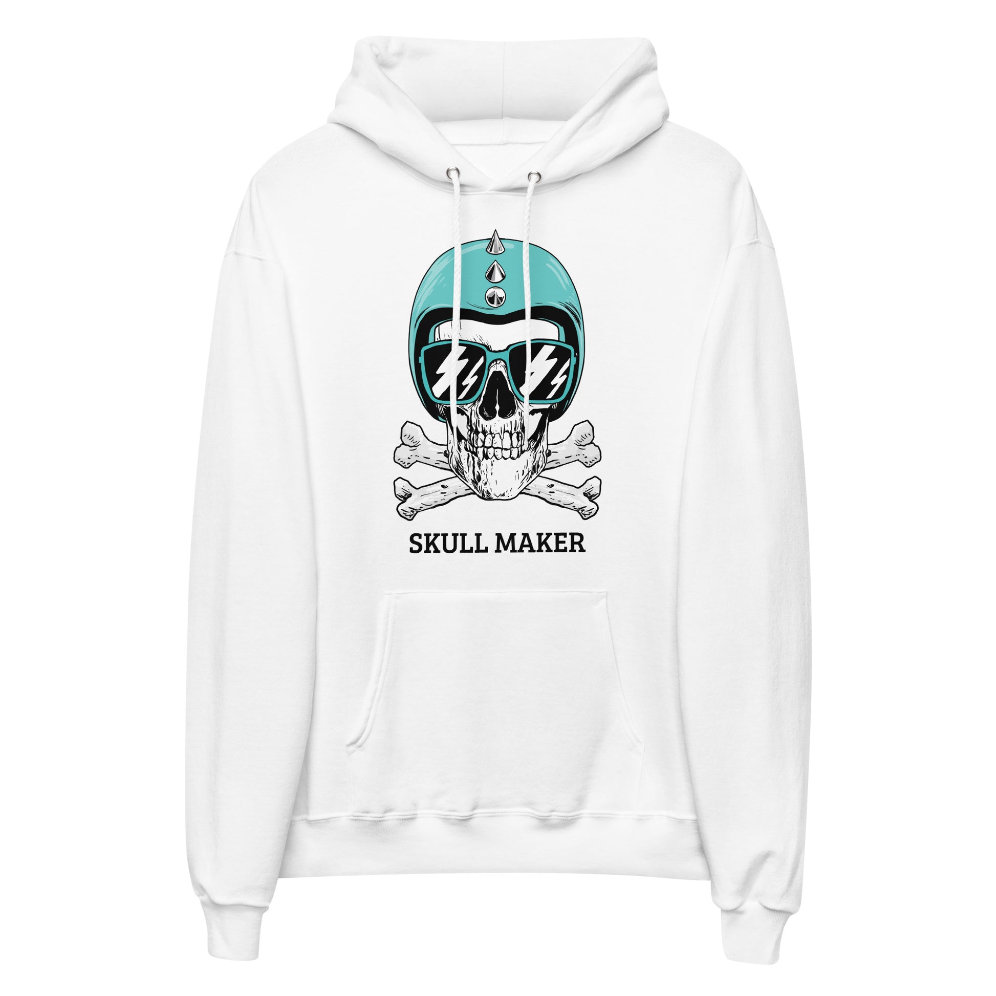 Printagon - Skull Maker 002 - Unisex hoodie - White / S