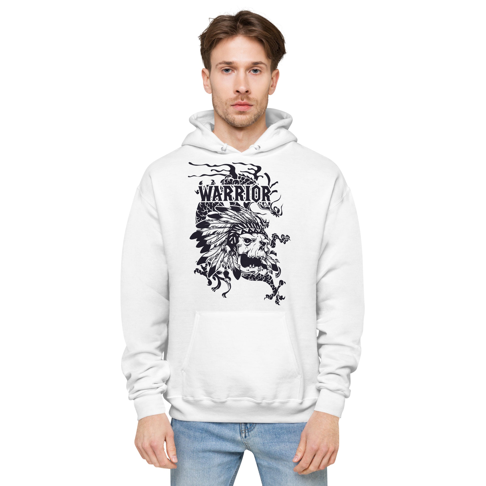 Printagon - Warrior Dragon Skull - Unisex hoodie -