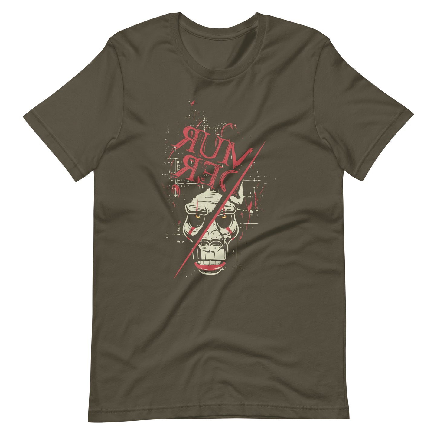 Printagon - Murder - Unisex T-shirt - Army / S