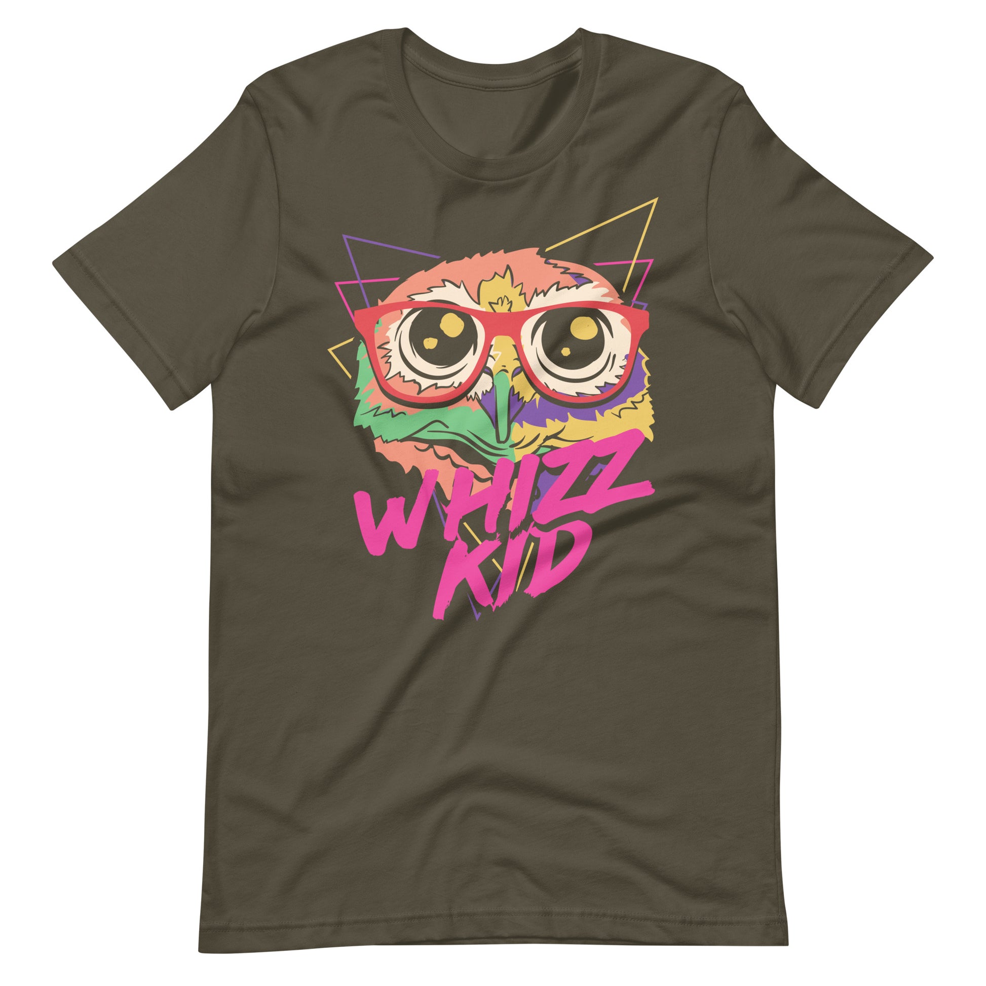 Printagon - Whizz Kid - Unisex T-shirt - Army / S