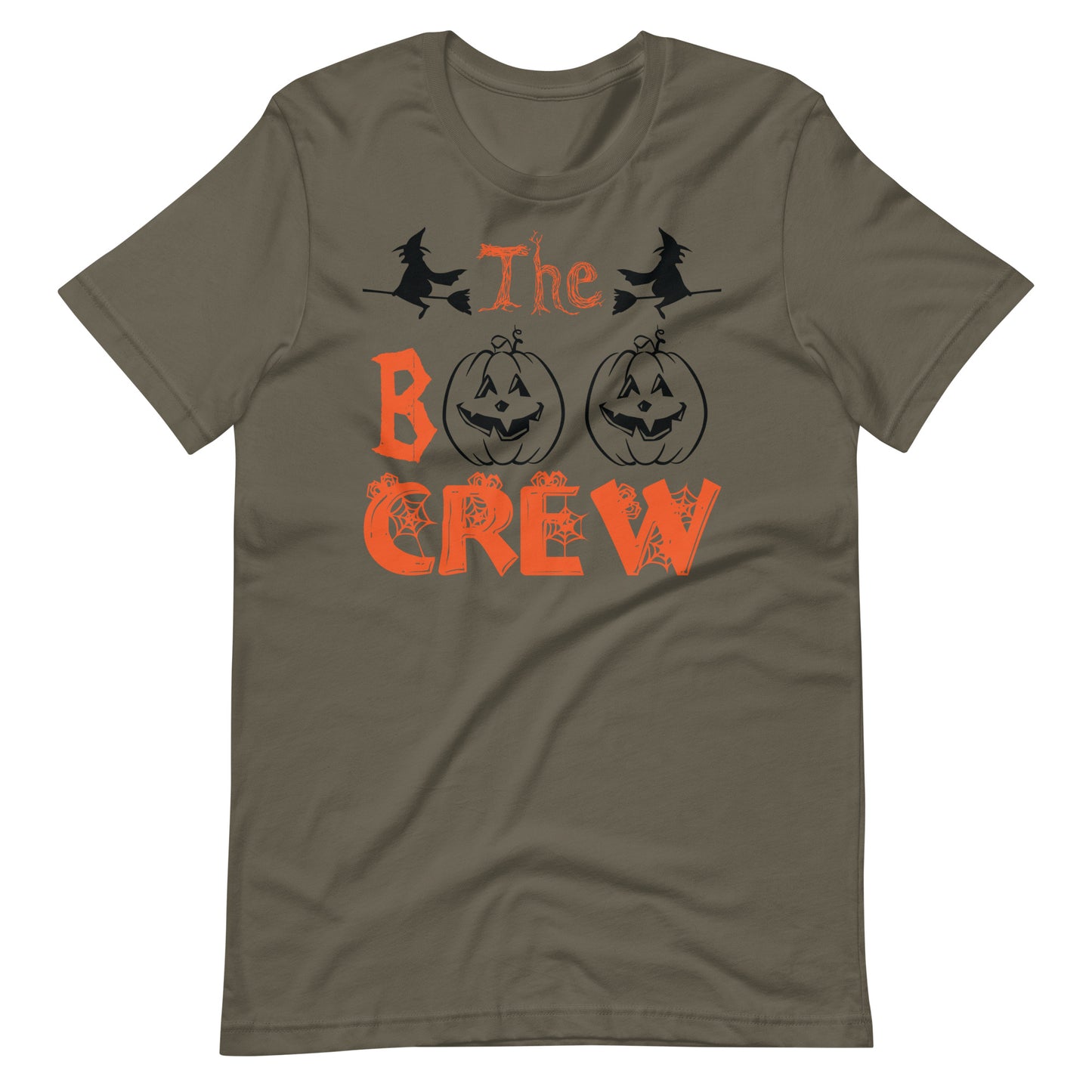 Printagon - The Boo Crew - Unisex T-shirt - Army / S