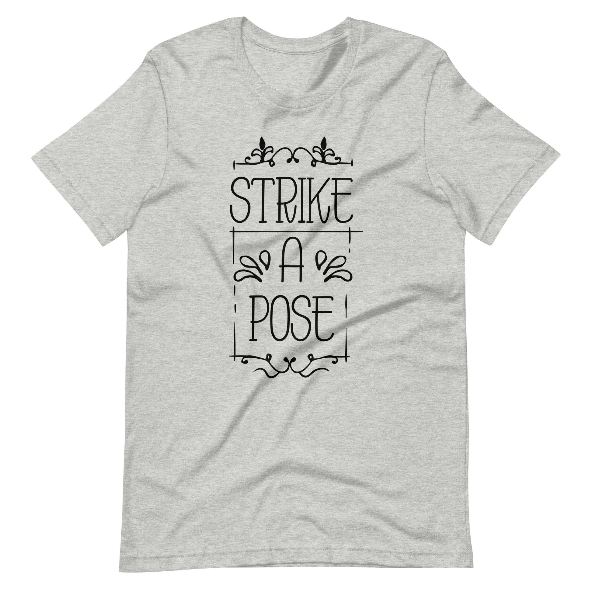 Strike A Pose - Unisex T-shirt - Athletic Heather / XS Printagon