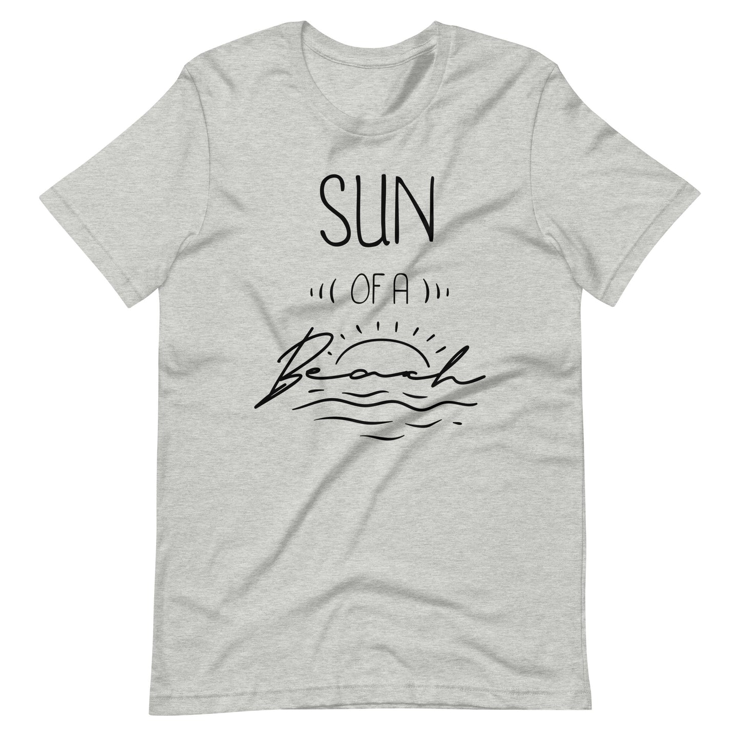 Sun Of A Beach - Unisex T-shirt - Athletic Heather / XS Printagon