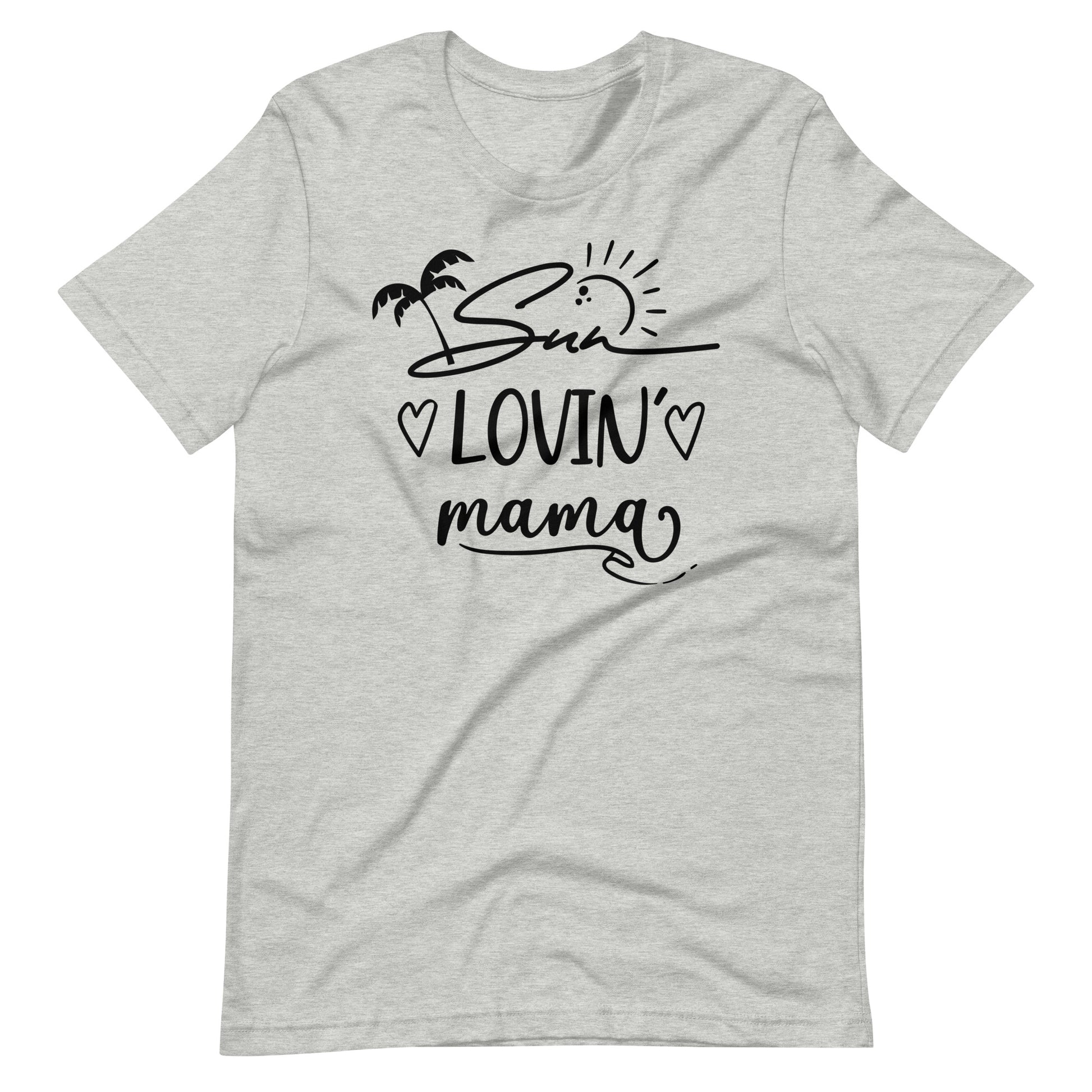 Sun Lovin Mama - T-shirt - Athletic Heather / XS Printagon