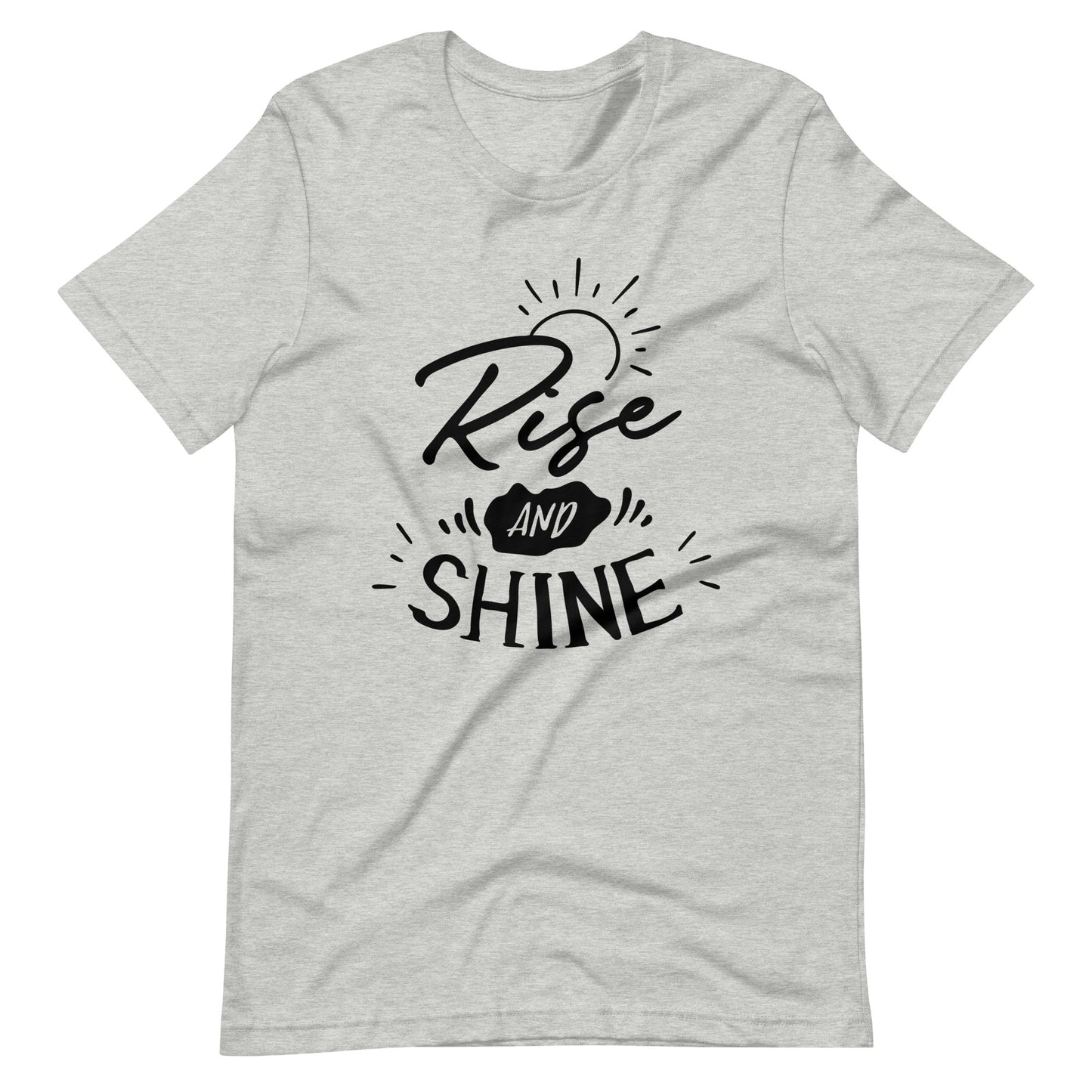 Rise And Shine - Unisex T-shirt - Athletic Heather / XS Printagon