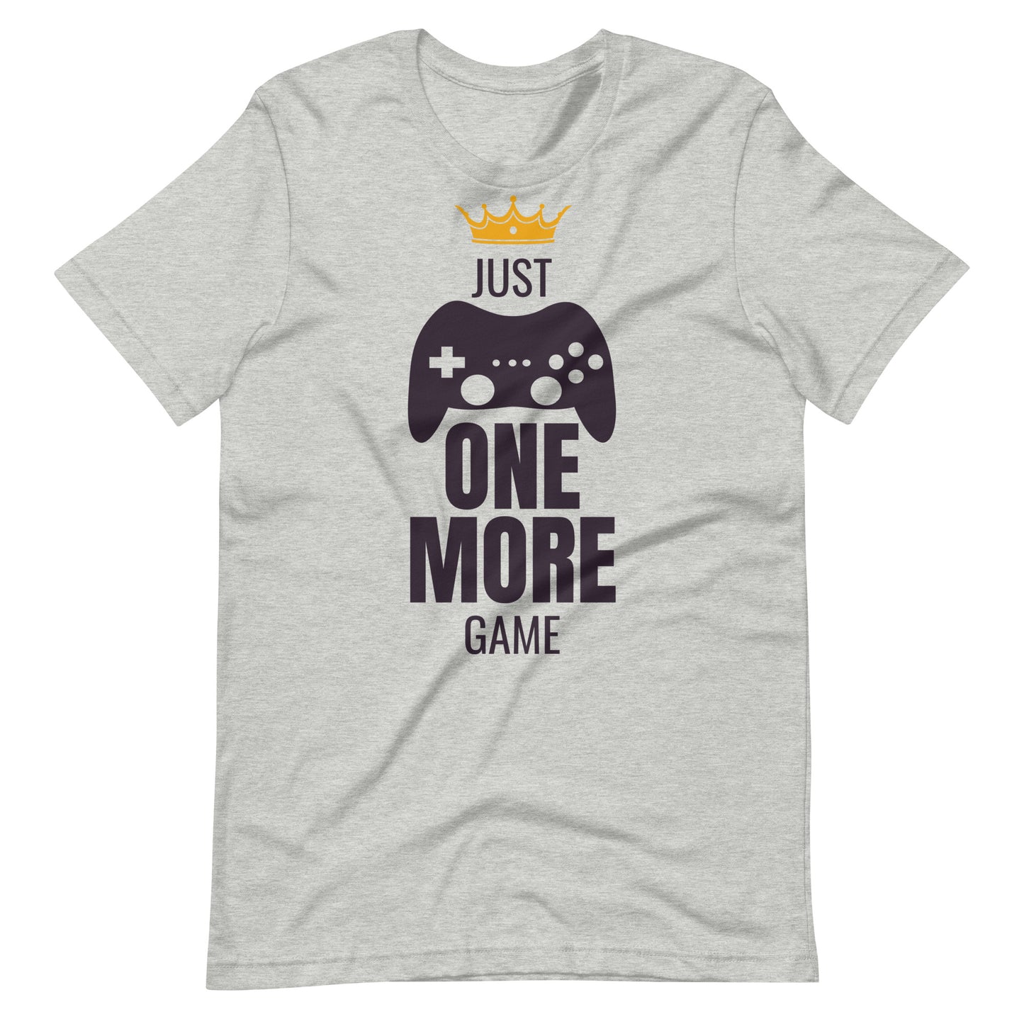 Printagon - Just One More Game - Unisex T-shirt - Athletic Heather / XS