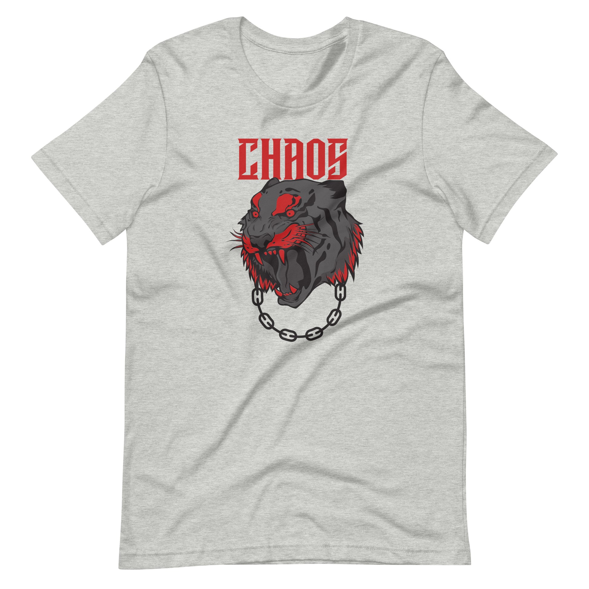 Printagon - Chros Lion - Unisex T-shirt - Athletic Heather / XS