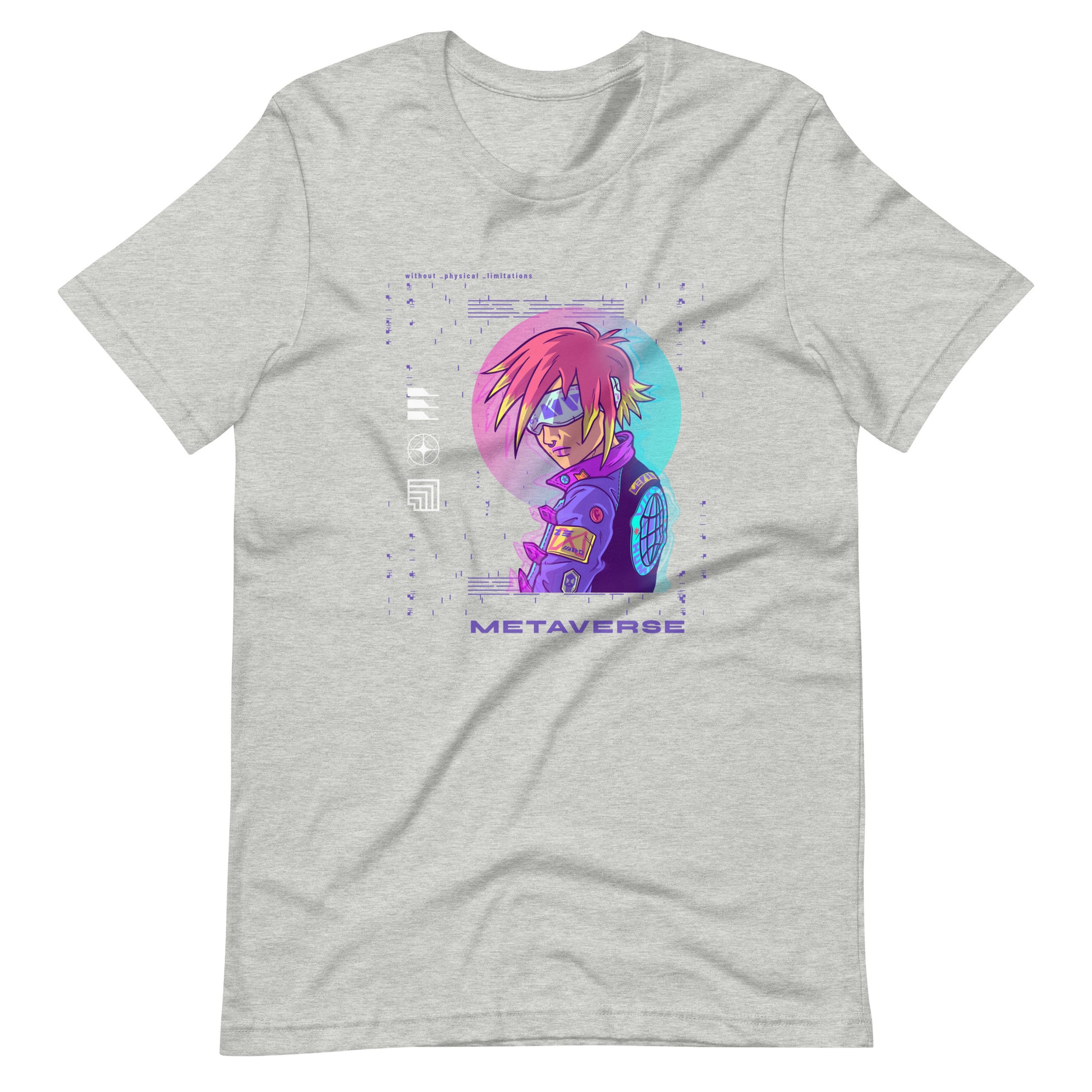 Metaverse 003 - Unisex T-shirt - Athletic Heather / XS Printagon