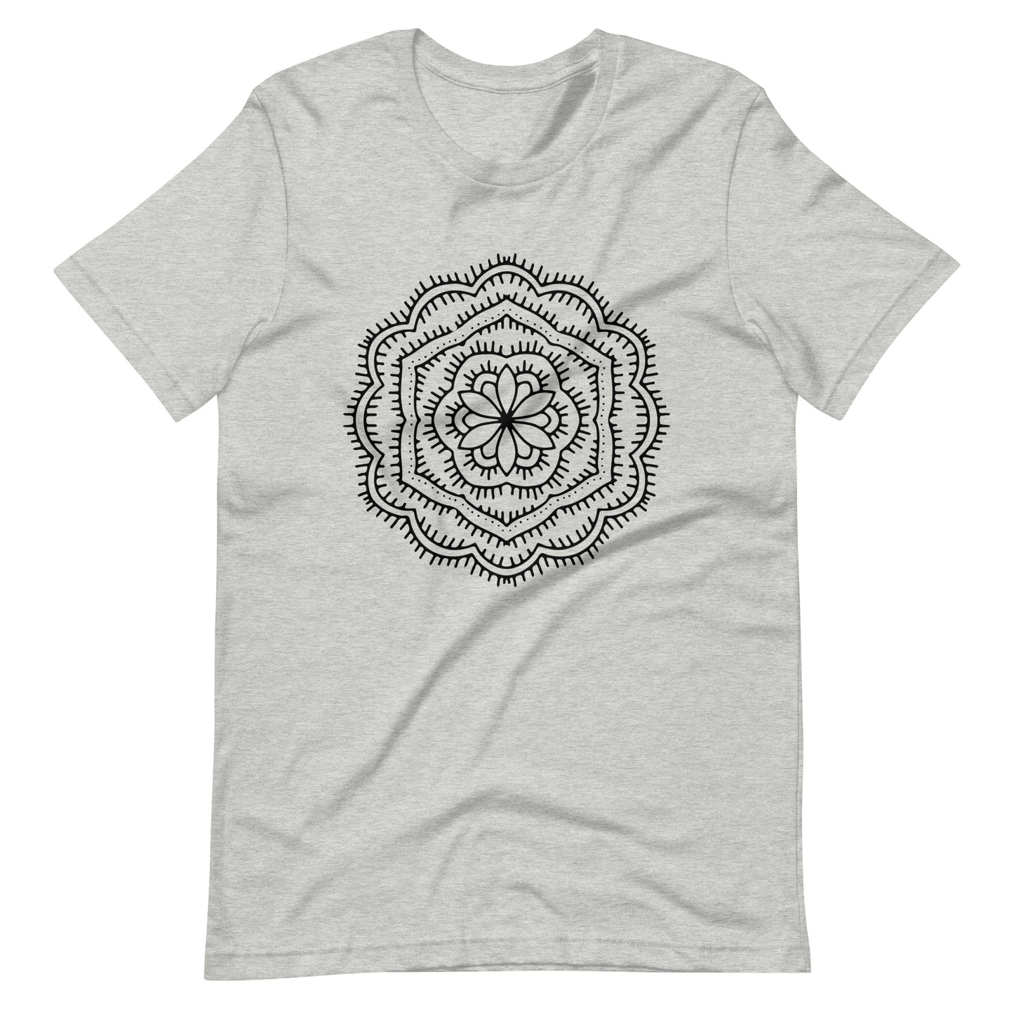 Printagon - Mandala 110 - Athletic Heather / XS