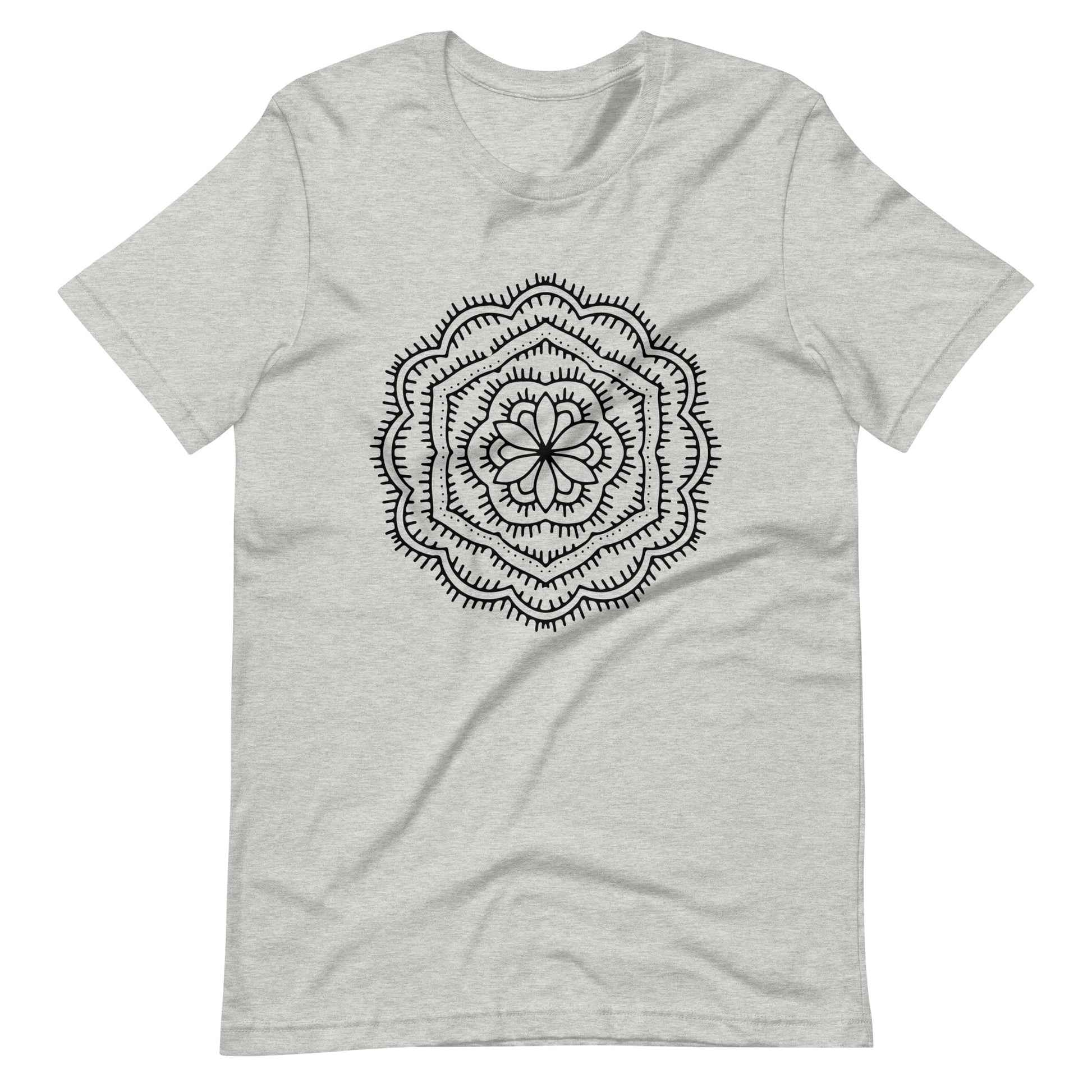 Printagon - Mandala 110 - Athletic Heather / XS