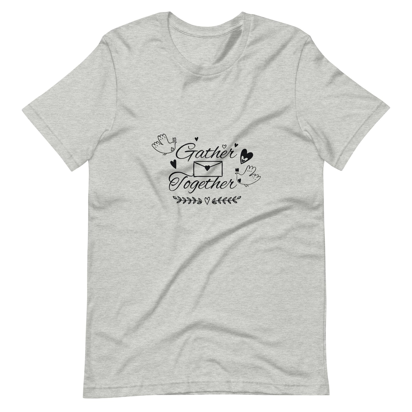 Printagon - Gather Together - Unisex T-shirt - Athletic Heather / XS