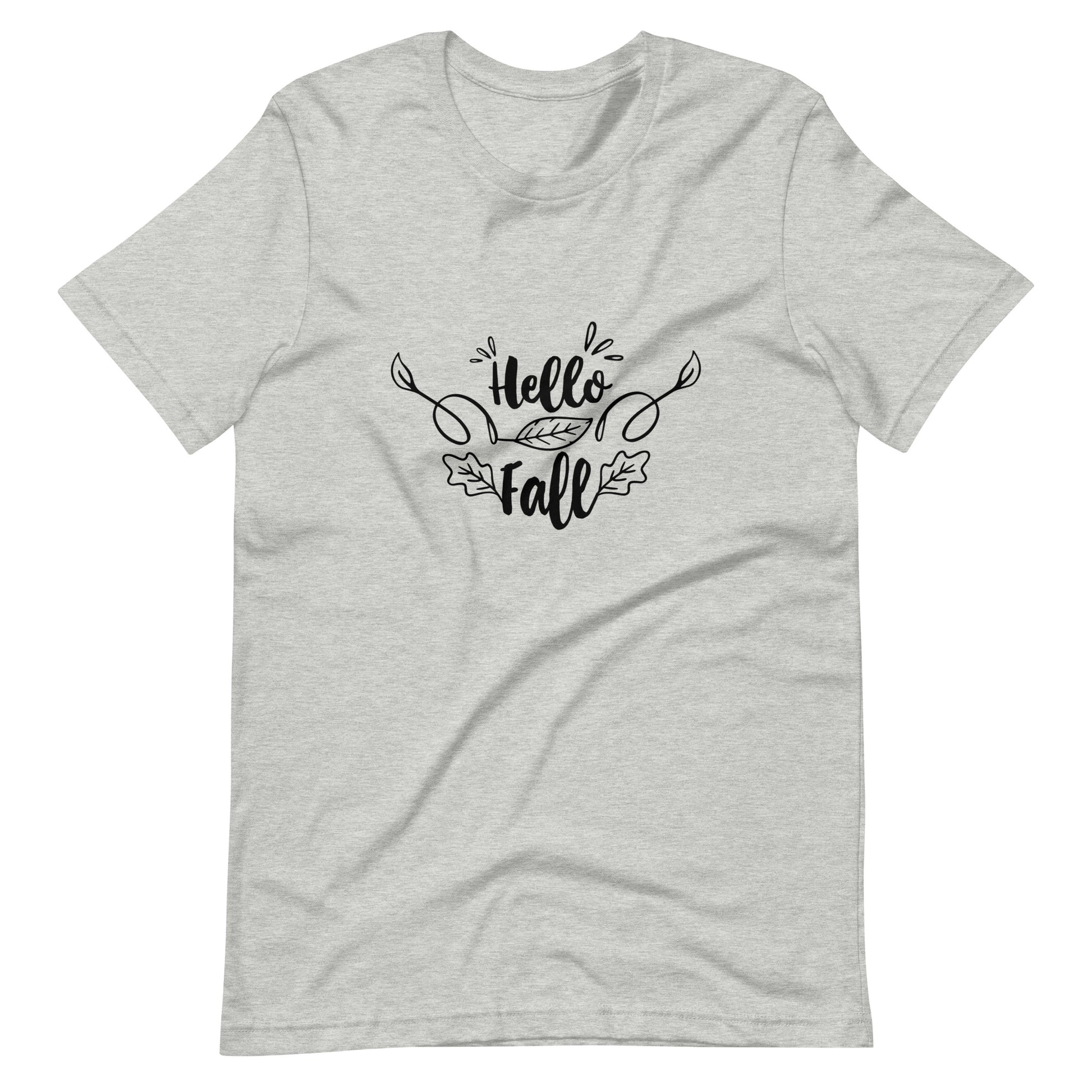 Printagon - Hello Fall 002 - Unisex T-shirt - Athletic Heather / XS