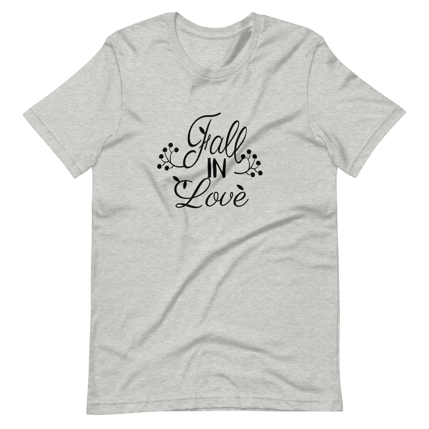 Printagon - Fall In Love - Unisex T-shirt - Athletic Heather / XS