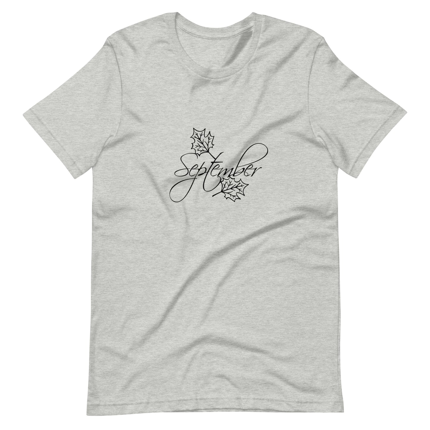 September - Unisex T-shirt - Athletic Heather / XS Printagon