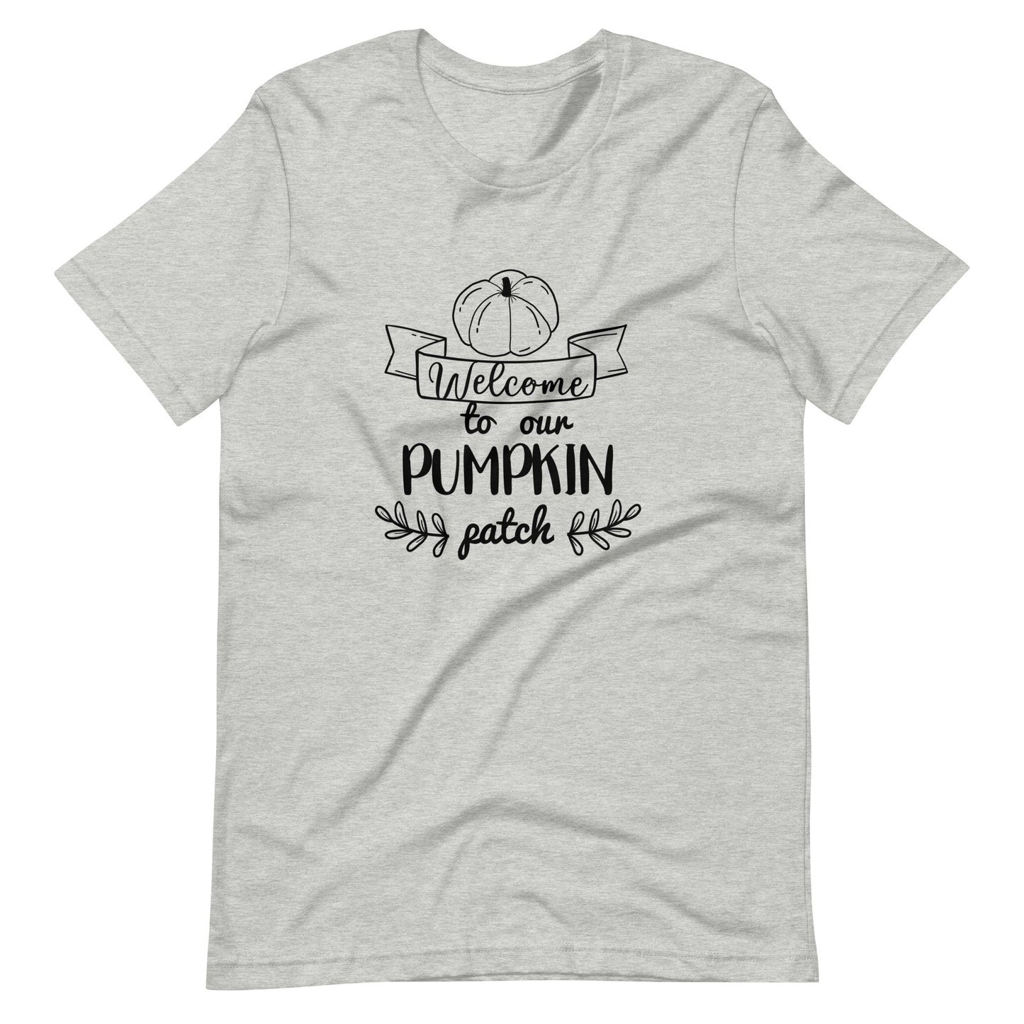 Printagon - Welcome To Our Pumpkin Patch - Unisex T-shirt - Athletic Heather / XS