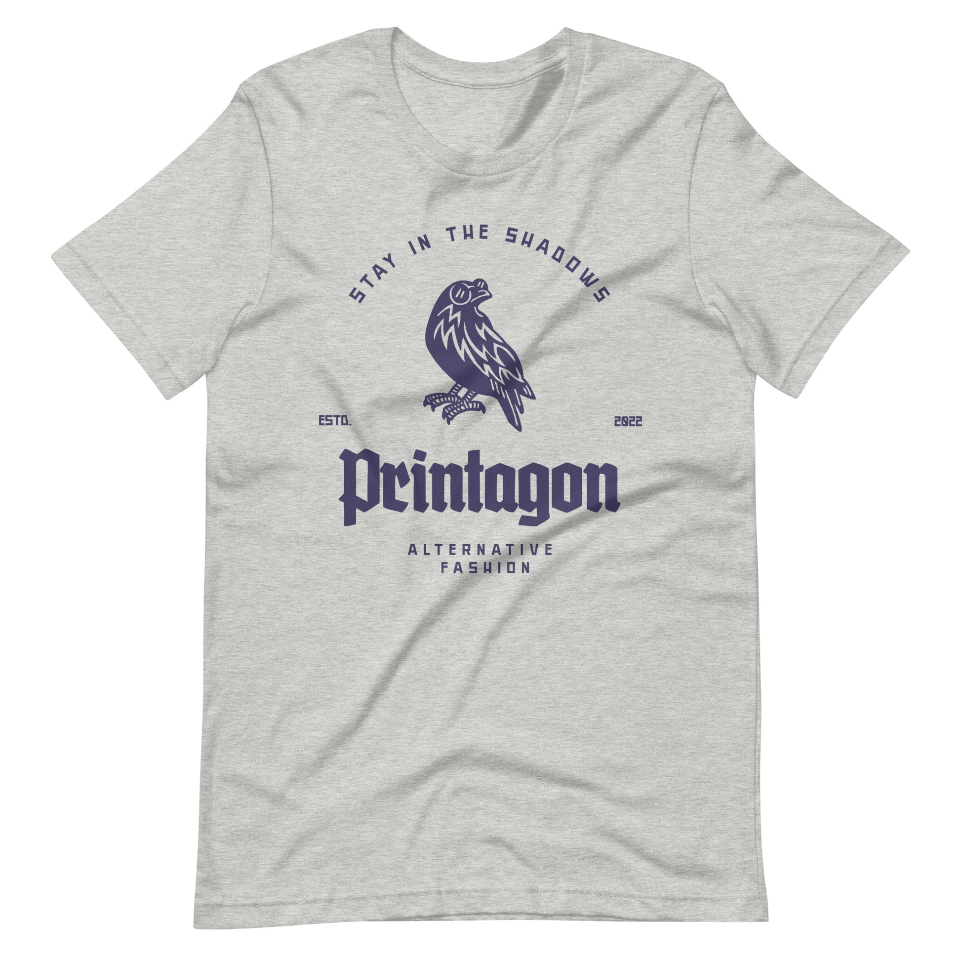 Printagon - Stay in The Shadows Unisex t-shirt - Athletic Heather / XS Printagon