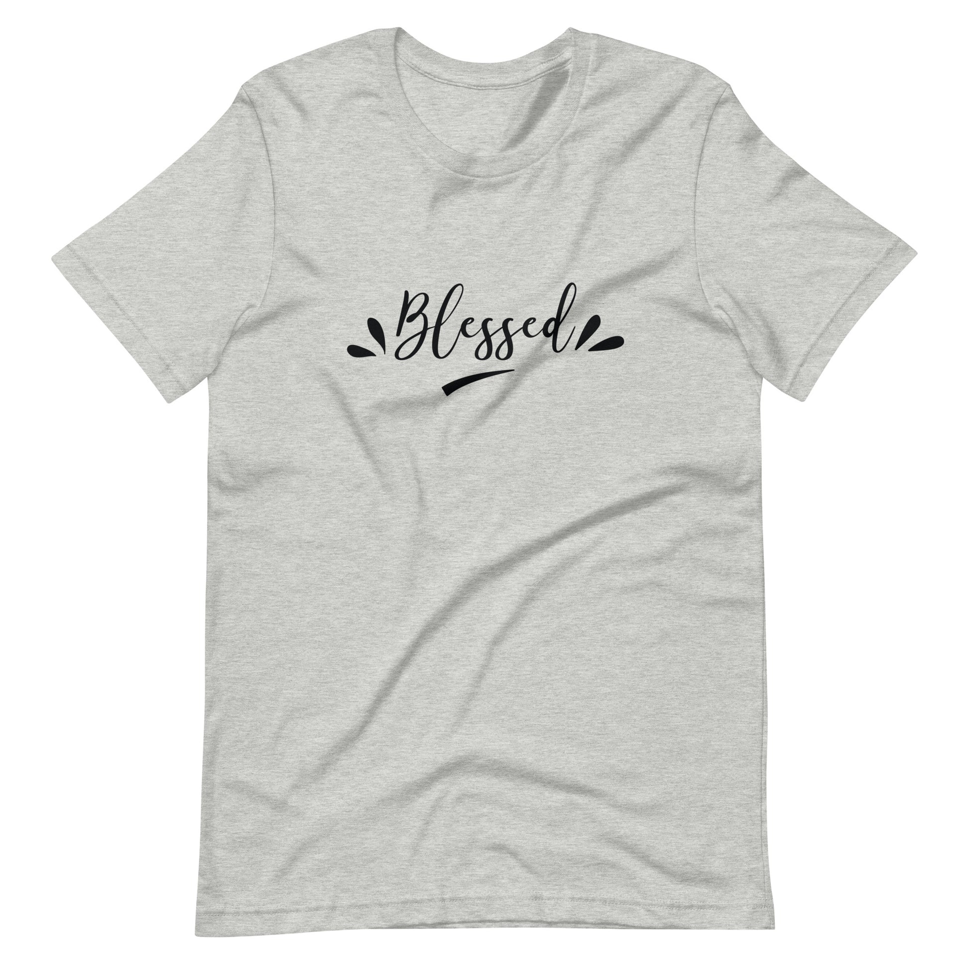 Printagon - Blessed - Unisex T-shirt - Athletic Heather / XS