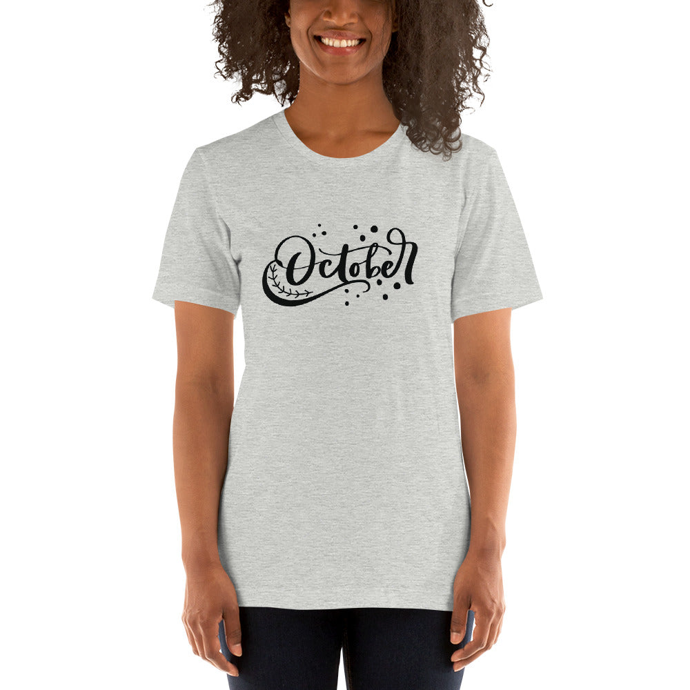 October - Unisex T-shirt - Printagon