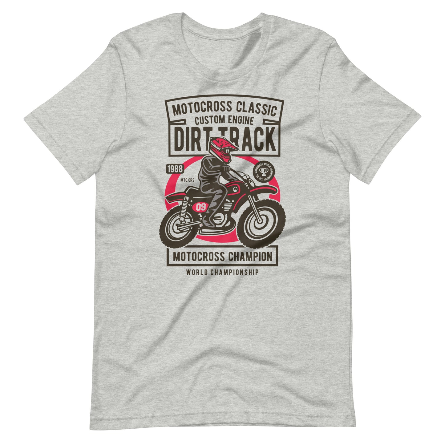 Printagon - Motocross Classic - T-shirt - Athletic Heather / XS