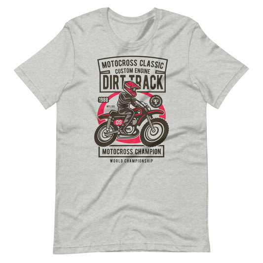 Printagon - Motocross Classic - T-shirt - Athletic Heather / XS