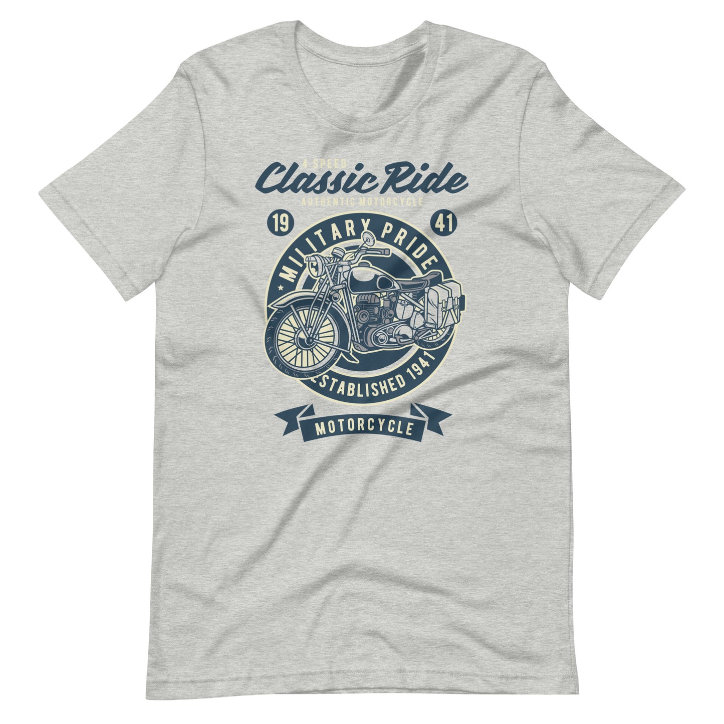 Printagon - 4 Speed Classic Ride - T-shirt - Athletic Heather / XS