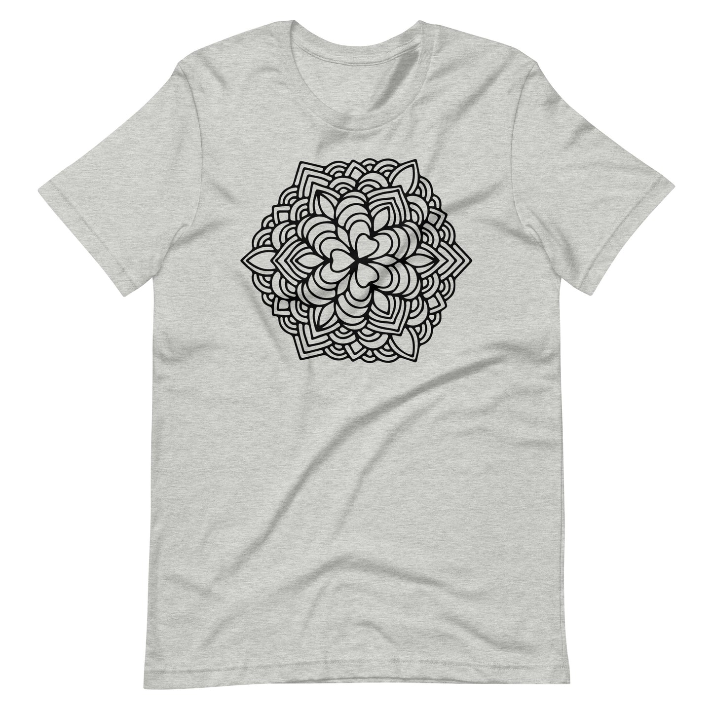 Printagon - Mandala 116 - T-shirt - Athletic Heather / XS