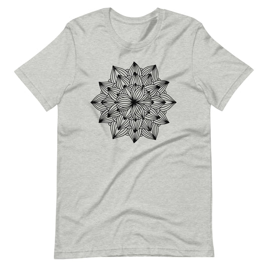 Printagon - Mandala 117 - T-shirt - Athletic Heather / XS