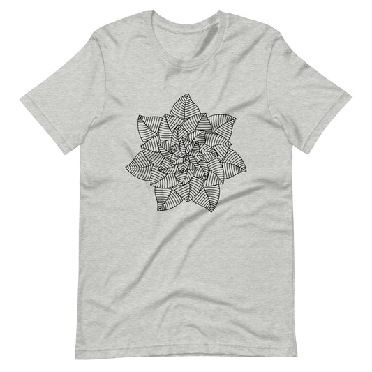 Printagon - Mandala 122 - T-shirt - Athletic Heather / XS