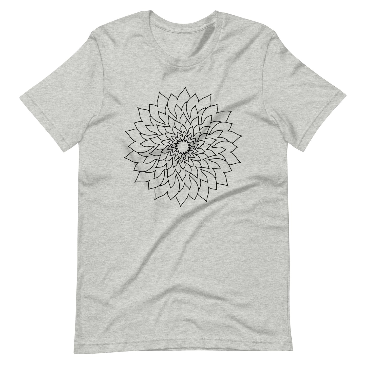 Printagon - Mandala 135 - T-shirt - Athletic Heather / XS